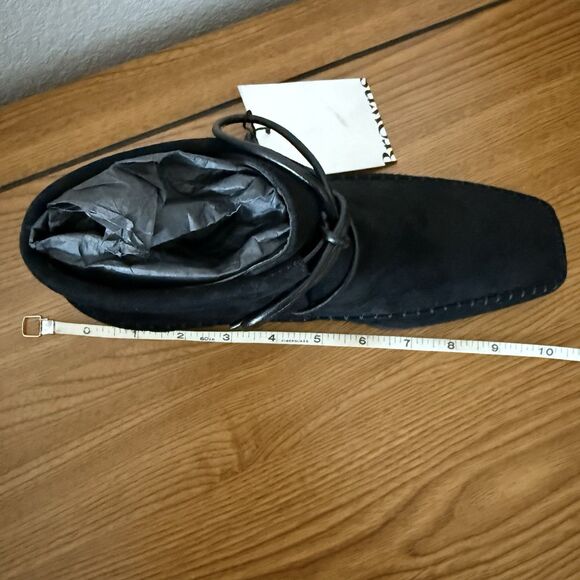 NEW TOTEME ‘The High Top’ Suede Loafers Moccasins Boot Black Sz 37 / 7 6.5 $660+ - Picture 14 of 16